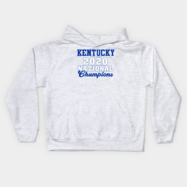 Kentucky NCAA 2020 Champs Kids Hoodie by wifecta